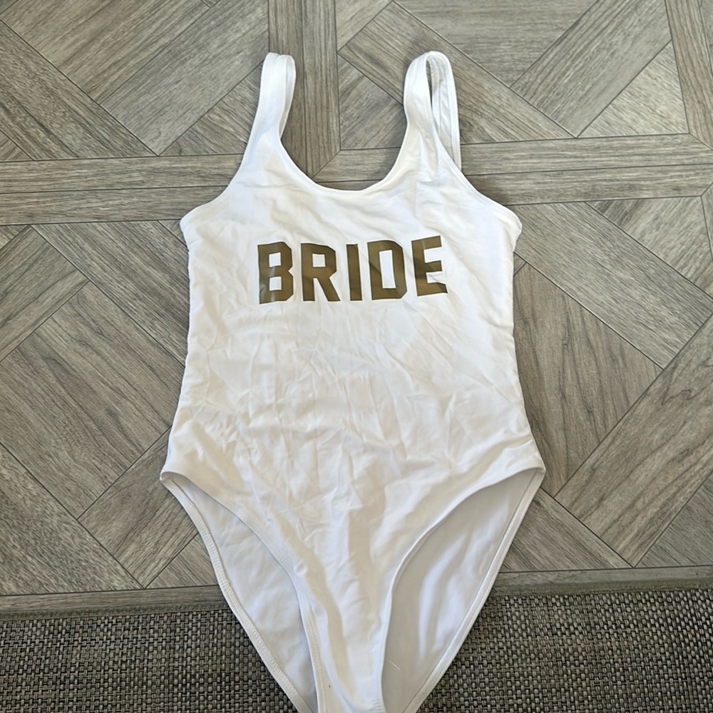 Bride swiming suit